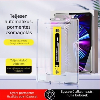 Tempered üveg kijelzővédő iPad Air 7, iPad Pro 11 hüvelyk, iPad (11 hüvelyk) és iPad Mini 6/7 — teljes képernyő, Back Film, Anti-Fingerprint, Anti-Blue Light