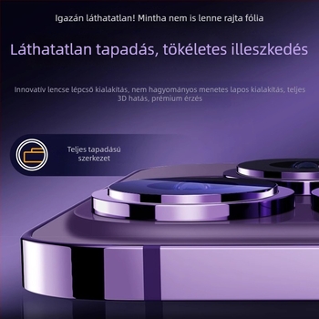 Corning üveg kameraobjektív védőfólia iPhone 15 és iPhone 16 Pro Max modellekhez