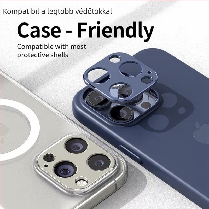 iPhone lencse védő – edzett üveg, matt felület, HD film