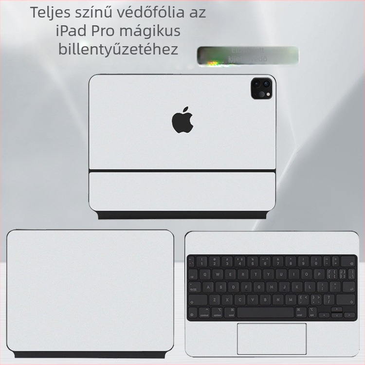 Magic Keyboard védő matricája iPad Pro Air5-höz — Kakut PVC, hátoldali fólia, matt felület, ujjlenyomat-mentes, porálló