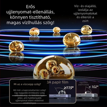 Elülső membrán, Paper-Like film Apple iPadhez (Class 3A Paper Film, Frosted, HD, Antibakteriális, Anti-Fingerprint, Teljes képernyő)
