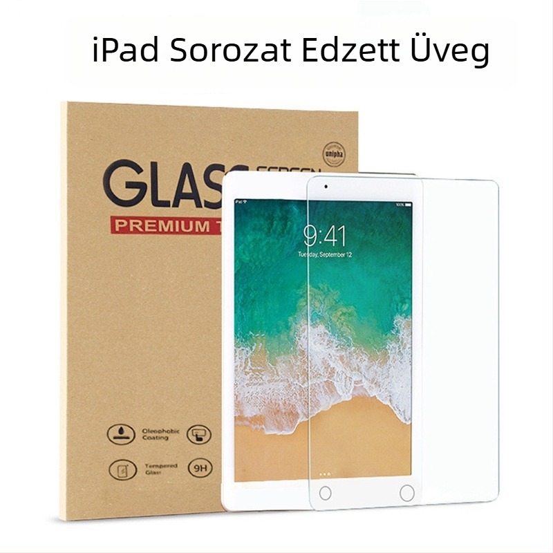 Youshifa edzett üveg előlapi képernyővédő Apple iPad Pro sorozathoz és iPad mini 6-hoz – HD, teljes képernyő