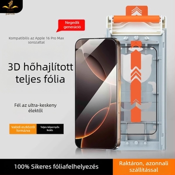 Iron Shirt 3D hajlított edzett üveg kijelzővédő iPhone 17 Pro Max
