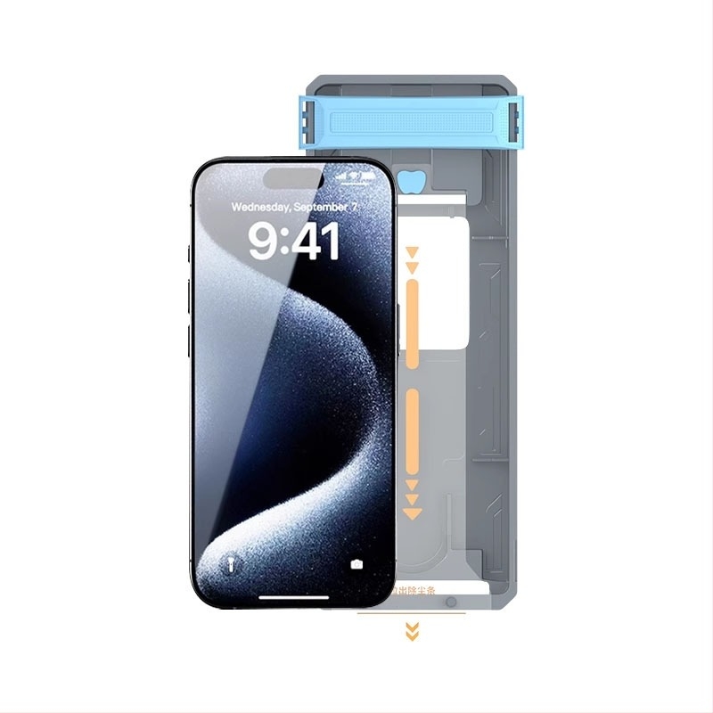 Iron Shirt 3D hajlított edzett üveg kijelzővédő iPhone 17 Pro Max