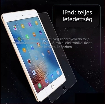 Edzett üveg kijelzővédő az iPad Pro 11 hüvelykes teljes képernyőhöz, HD, kompatibilis iPad 10.2 és iPad Air 4