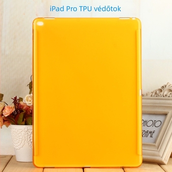 Átlátszó TPU védőtok iPad Pro 12,9 hüvelykhez (2015–2017 modellek), teljes élvédelmet nyújtó puha héj.
