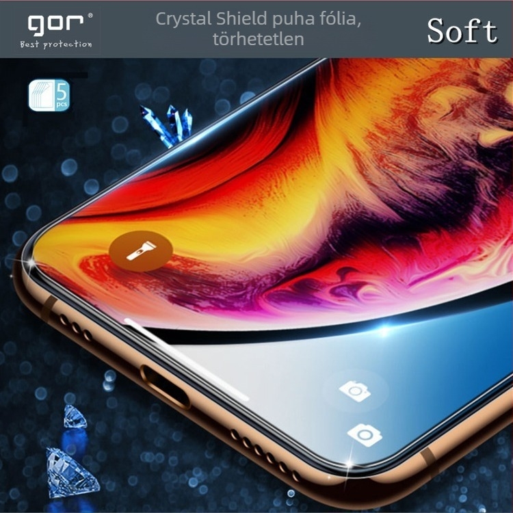 Gor TPU Kijelzővédő fólia Apple Watch Series 10-höz – Láthatatlan, puha védőfilm