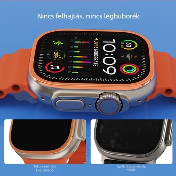 Apple Watch kijelzővédő fólia – keretvédő, karcolásellenes, kopásálló