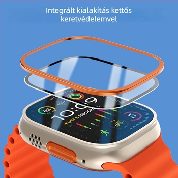 Apple Watch kijelzővédő fólia – keretvédő, karcolásellenes, kopásálló