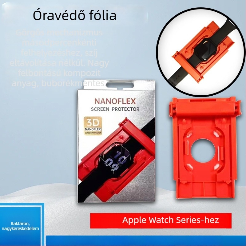 HD előlapi kijelzővédő Apple Watch S7/S8/S9/S10-hez