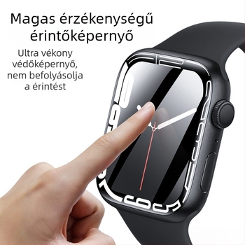 Apple Watch kijelzővédő fólia Series 6 és Series 7 kompatibilis, PET anyag