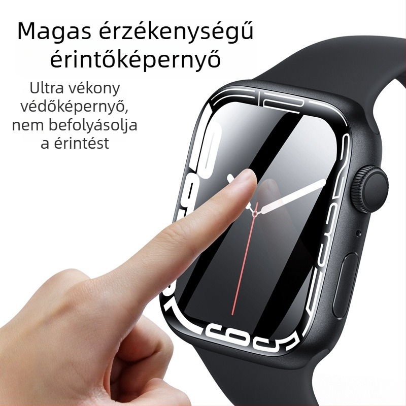 Apple Watch kijelzővédő fólia Series 6 és Series 7 kompatibilis, PET anyag