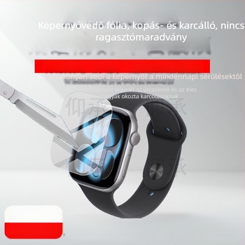 Elülső kijelzővédő fólia Apple Watch S11, SE3, S10 és S4 modellhez