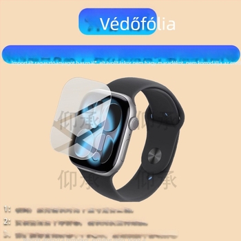 Elülső kijelzővédő fólia Apple Watch S11, SE3, S10 és S4 modellhez