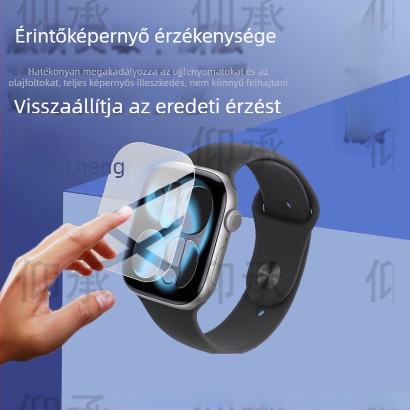 Elülső kijelzővédő fólia Apple Watch S11, SE3, S10 és S4 modellhez