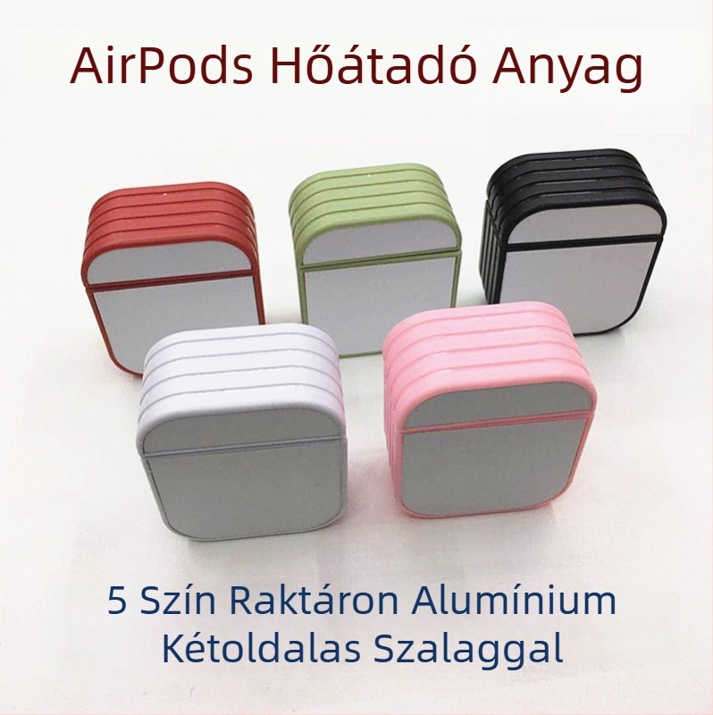 AirPods Pro tok hőtranszferhez és szublimációhoz, ABS-alumínium védőhéj
