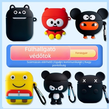 AirPods Bluetooth fülhallgató tok — PVC anyag, 3D Cartoon IP dizájn, Apple-kompatibilis, testreszabható