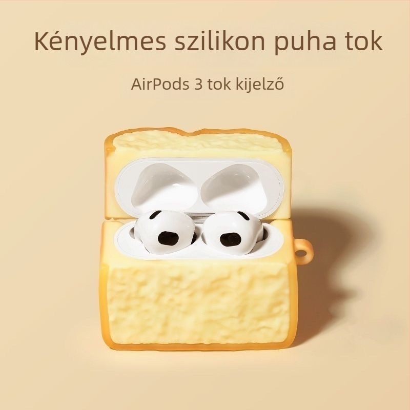Apple AirPods Pro 2-höz szilikon védőtok, prémium érzet, kompatibilis AirPods 4-gyel és zajcsökkentés Pro