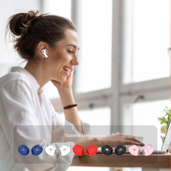 Apple AirPods 4. generációhoz készült ultra vékony szilikon puha héjú védőtok, ütésálló és porálló