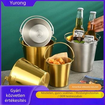 Rongfan rozsdamentes acél snack- és jégkanna | Italberendezés, 2024-es bevezetés, nyomtatott logó