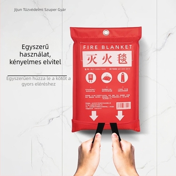 Jijun üvegszálas tűzvédelmi takaró – lángálló, magas hőmérséklet-ellenálló, újrahasználható, testreszabható modell