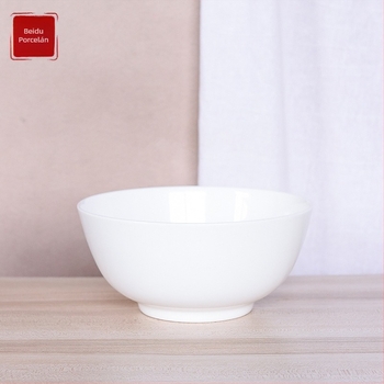 Csontporcelán rizstál, fehér, több méretű készlet, háztartási étkészlet, modern minimalist stílus