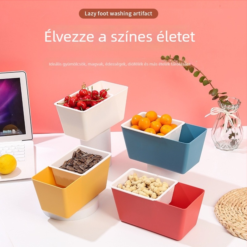Műanyag gyümölcstál, egyszerű stílus, Independent márka, 2022-ben bevezetve.