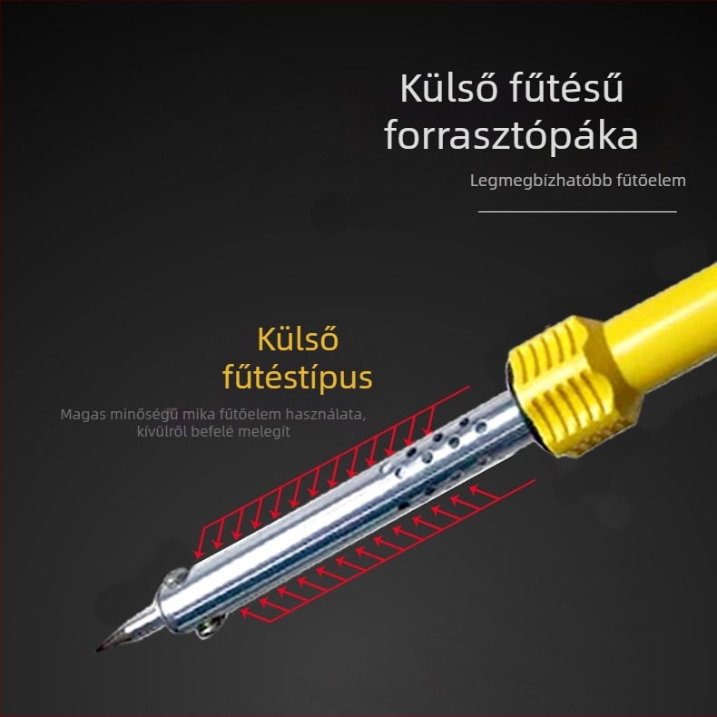 Elektromos forrasztópáka mikás maggal, 220V, 30-60W, forrasztáshoz és javításhoz