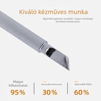 900M-sorozat forrasztóhegyek — tiszta réz, belső fűtés, kompatibilis a 936-os állomással, 5 vagy 12 darabos készlet