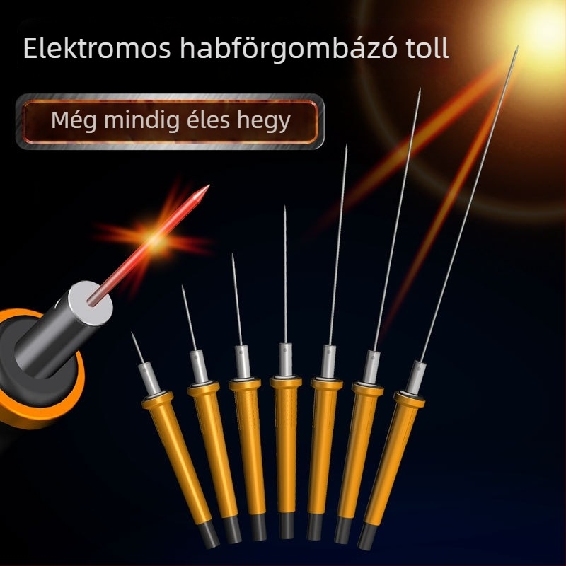 Elektrikus melegítéses vágó toll hablapokhoz és gyöngyház pamuthoz, műanyag nyelet Pengjia