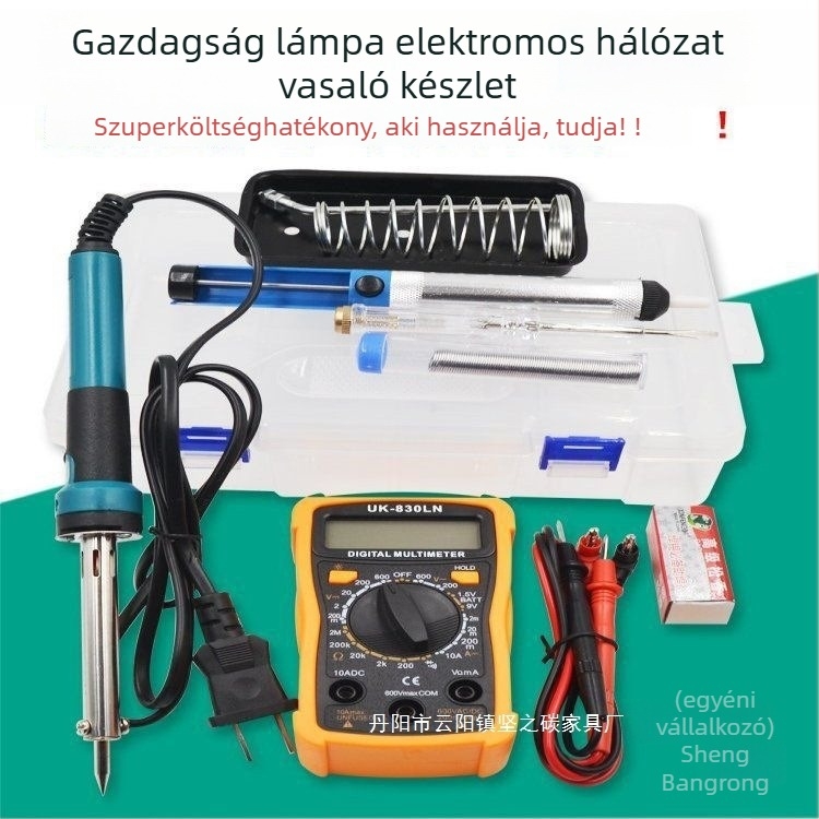 Belső fűtésű forrasztó készlet háztartási elektronikai javításokra, állítható hőmérséklet, nagy teljesítmény