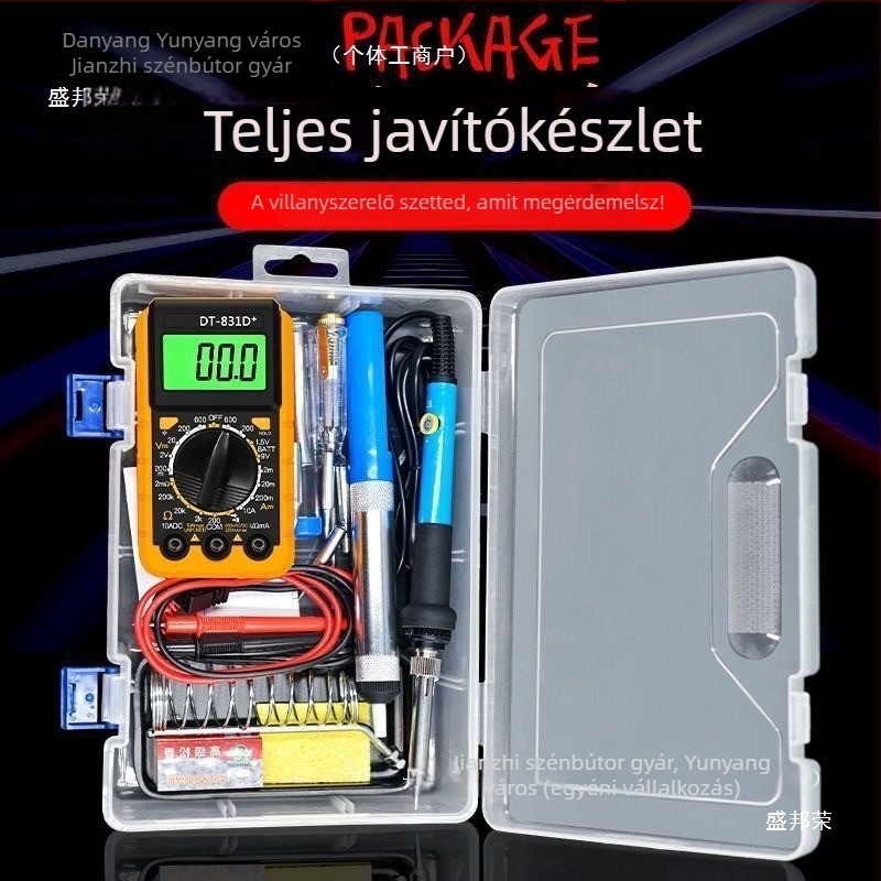 Belső fűtésű forrasztó készlet háztartási elektronikai javításokra, állítható hőmérséklet, nagy teljesítmény