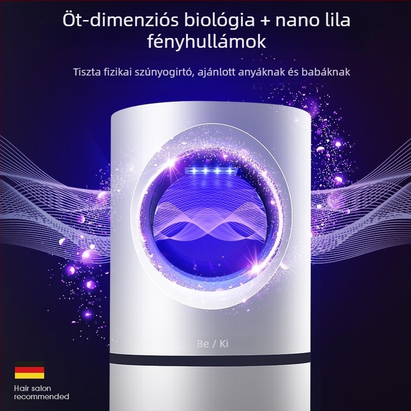 Fotokatalizáló szúnyogirtó lámpa LED-világítással, ABS ház, 10㎡ hatókör, intelligens hálózat