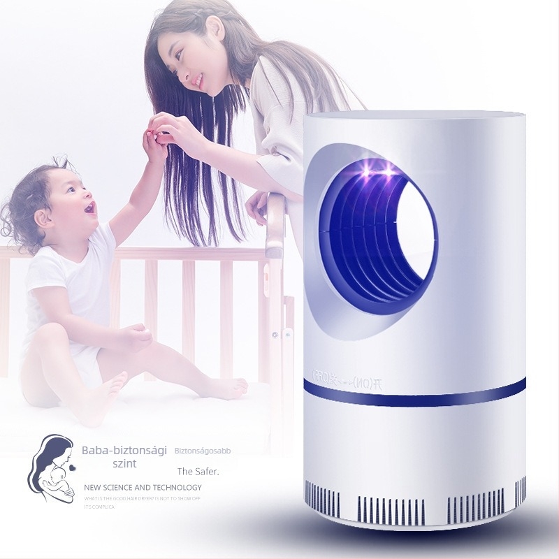 Fotokatalizáló szúnyogirtó lámpa LED-világítással, ABS ház, 10㎡ hatókör, intelligens hálózat