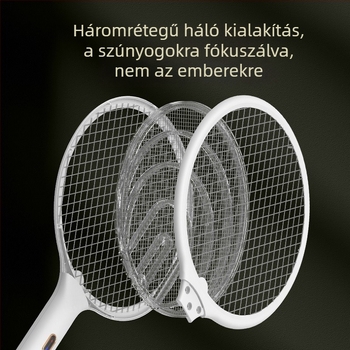 Elektromos szúnyogrács | Modell: 22 gray / 22 gold | Alkalmazási terület: 20–50 m2 | Akkumulátor: 501–800 mAh | Megölési mód: manuális elektromos sokk