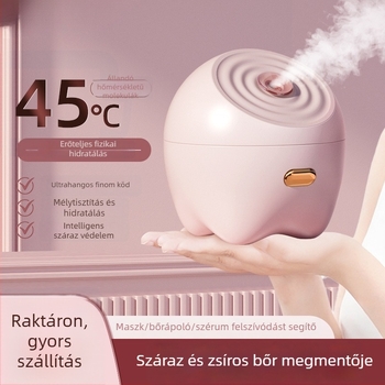 Forró ködös arcápoló gőzölő készülék – mély hidratálás, nano permettel, hordozható otthoni használatra