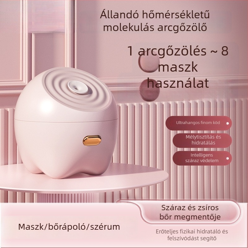Forró ködös arcápoló gőzölő készülék – mély hidratálás, nano permettel, hordozható otthoni használatra