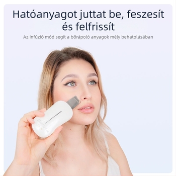 TOUCHBeauty ultrahangos arctisztító és pórustisztító eszköz — hordozható, IPX8 vízálló, beépített 300–500 mAh akkumulátor