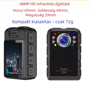 Szakmai testre szerelt rendőrségi kamera, 4K éjszakai látással, mellkasi viselés, modell B1 PF8 PF6 PF9 F3