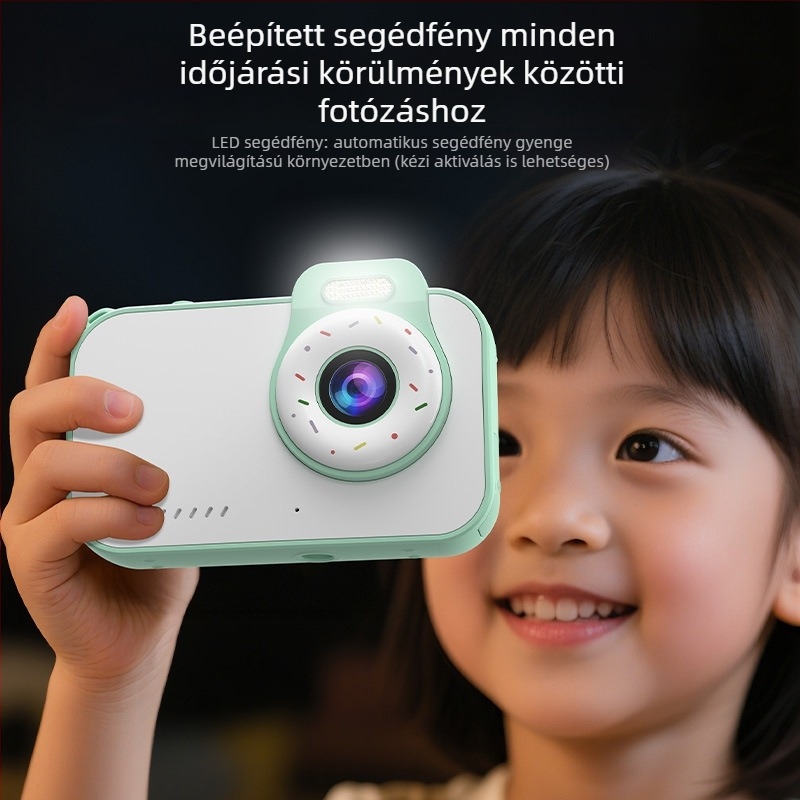 4K vízálló hordozható CCD digitális kamera utazáshoz – 12MP, 16x optikai zoom, 2.4 inch LCD
