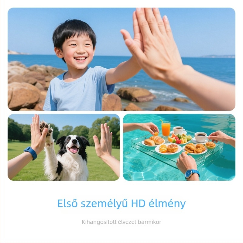 Kompakt mellkasra szerelhető akciókamera kerékpározáshoz és hegymászathoz