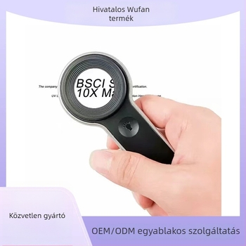 5F 8066 HD nagyító ékszerek azonosításához LED világítással