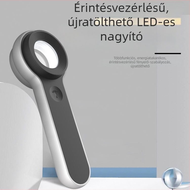 5F 8066 HD nagyító ékszerek azonosításához LED világítással