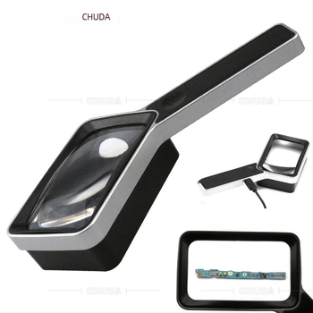 Chuda BK-8031 kézben fogható nagyító, 10× nagyítás, ABS és Plexiglass
