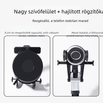 Autótelefon-tartó (ABS anyag, univerzális kialakítás, testreszabás nem támogatott)