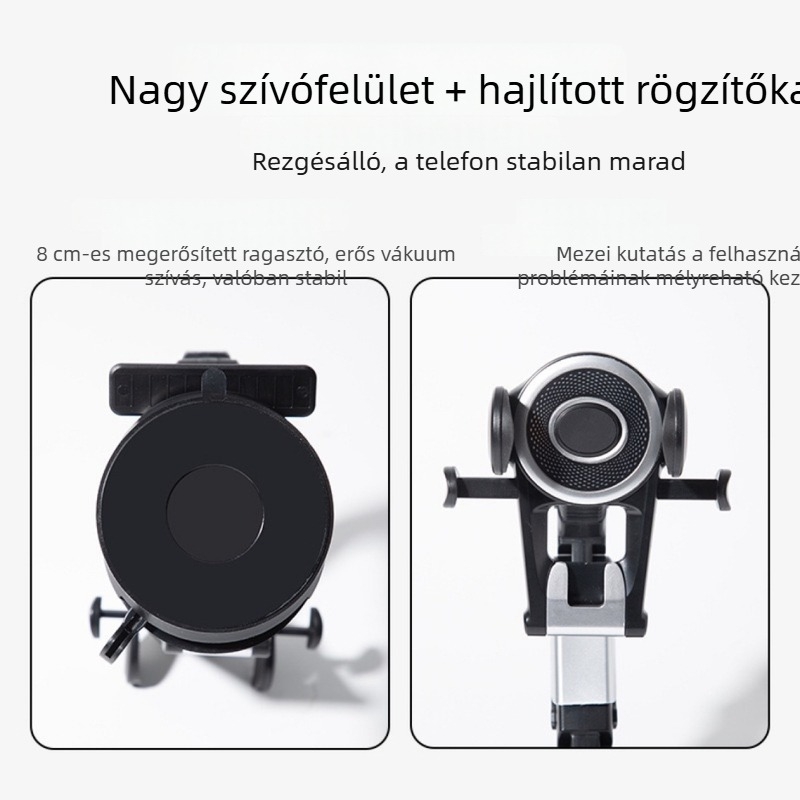 Autótelefon-tartó (ABS anyag, univerzális kialakítás, testreszabás nem támogatott)