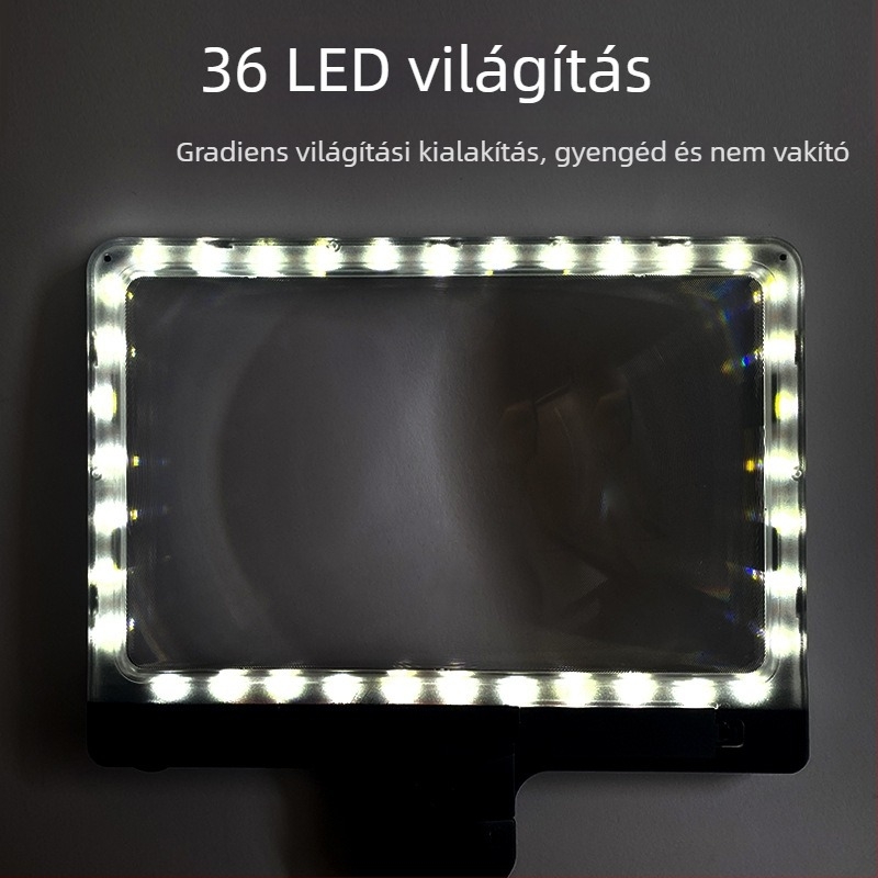 Star márkájú telefontartó Fresnel asztali nagyítóval, kivehető kézi nagyítóval, modell F8913T