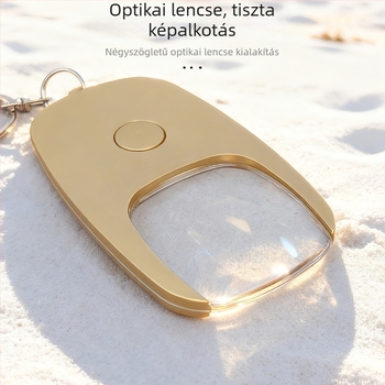 LED nagyító kulcstartóval, USB töltéssel WG144