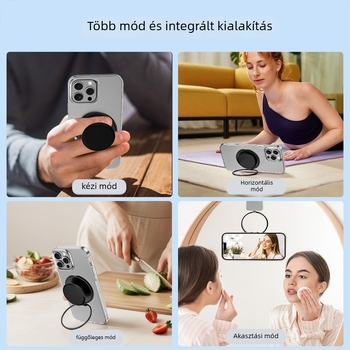 Szilikon Fogó iPhone 12–17 MagSafe-hez, forgó mágneses tartó, Snap-on típus, modell XH0927