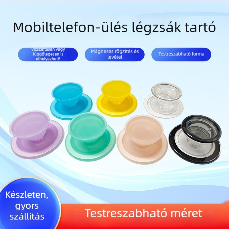 Járműhöz szerelt mágneses telefon-tartó, PC anyag, szívóerő 4000